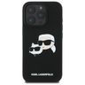 Karl Lagerfeld KLHMP16XSKCHPPLK iPhone16 Pro Max 6.9" czarny/black hardcase Silicone Double Heads Print MagSafe na NearMe.pl