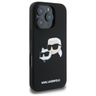 Karl Lagerfeld KLHMP16XSKCHPPLK iPhone16 Pro Max 6.9" czarny/black hardcase Silicone Double Heads Print MagSafe na NearMe.pl