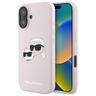 Karl Lagerfeld KLHMP16SSKCHPPLP iPhone16 6.1" różowy/pink hardcase Silicone Double Heads Print MagSafe na NearMe.pl