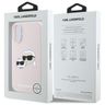 Karl Lagerfeld KLHMP16SSKCHPPLP iPhone16 6.1" różowy/pink hardcase Silicone Double Heads Print MagSafe na NearMe.pl