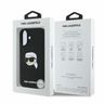 Karl Lagerfeld KLHMP16SSKHPPLK iPhone 16 6.1" czarny/black hardcase Silicone Karl Head Print MagSafe na NearMe.pl