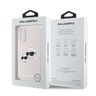 Karl Lagerfeld KLHMP16MSKCHPPLP iPhone 16 Plus 6.7" różowy/pink hardcase Silicone Double Heads Print MagSafe na NearMe.pl