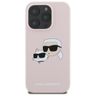 Karl Lagerfeld KLHMP16LSKCHPPLP iPhone16 Pro 6.3" różowy/pink hardcase Silicone Double Heads Print MagSafe na NearMe.pl