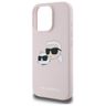 Karl Lagerfeld KLHMP16LSKCHPPLP iPhone16 Pro 6.3" różowy/pink hardcase Silicone Double Heads Print MagSafe na NearMe.pl