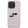 Karl Lagerfeld KLHMP16XSKCHPPLP iPhone16 Pro Max 6.9" różowy/pink hardcase Silicone Double Heads Print MagSafe na NearMe.pl