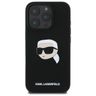 Karl Lagerfeld KLHMP16LSKHPPLK iPhone 16 Pro 6.3" czarny/black hardcase Silicone Karl Head Print MagSafe na NearMe.pl