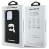 Karl Lagerfeld KLHMP16LSKHPPLK iPhone 16 Pro 6.3" czarny/black hardcase Silicone Karl Head Print MagSafe na NearMe.pl