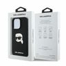 Karl Lagerfeld KLHMP16XSKHPPLK iPhone 16 Pro Max 6.9" czarny/black hardcase Silicone Karl Head Print MagSafe na NearMe.pl