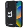 Karl Lagerfeld KLHMP16SSCHPPLK iPhone16 6.1" czarny/black hardcase Silicone Choupette Head Print MagSafe na NearMe.pl