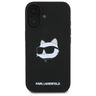 Karl Lagerfeld KLHMP16SSCHPPLK iPhone16 6.1" czarny/black hardcase Silicone Choupette Head Print MagSafe na NearMe.pl