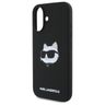 Karl Lagerfeld KLHMP16SSCHPPLK iPhone16 6.1" czarny/black hardcase Silicone Choupette Head Print MagSafe na NearMe.pl