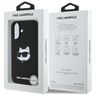 Karl Lagerfeld KLHMP16SSCHPPLK iPhone16 6.1" czarny/black hardcase Silicone Choupette Head Print MagSafe na NearMe.pl