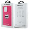 Karl Lagerfeld KLHMP16LSCHPPLF iPhone 16 Pro 6.3" fuksja/fuschia hardcase Silicone Choupette Head Print MagSafe na NearMe.pl