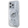 Karl Lagerfeld KLHMP15XLGKCSGH iPhone 15 Pro Max 6.7" hardcase transparent Liquid Glitter Karl&Choupette Head Magsafe na NearMe.pl