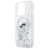 Karl Lagerfeld KLHMP15XLGKCSGH iPhone 15 Pro Max 6.7" hardcase transparent Liquid Glitter Karl&Choupette Head Magsafe na NearMe.pl