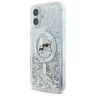 Karl Lagerfeld KLHMP16SLGKCSGH iPhone 16 6.1" hardcase transparent Liquid Glitter Karl&Choupette Head Magsafe na NearMe.pl