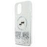 Karl Lagerfeld KLHMP16MLGKCSGH iPhone 16 Plus 6.7" hardcase transparent Liquid Glitter Karl&Choupette Head Magsafe na NearMe.pl