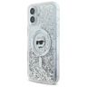 Karl Lagerfeld KLHMP16SLGCHSGH iPhone 16 6.1" hardcase transparent Liquid Glitter Choupette Head Magsafe na NearMe.pl