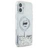 Karl Lagerfeld KLHMP16SLGCHSGH iPhone 16 6.1" hardcase transparent Liquid Glitter Choupette Head Magsafe na NearMe.pl