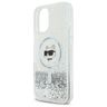 Karl Lagerfeld KLHMP16SLGCHSGH iPhone 16 6.1" hardcase transparent Liquid Glitter Choupette Head Magsafe na NearMe.pl