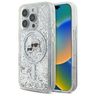 Karl Lagerfeld KLHMP16XLGKCSGH iPhone 16 Pro Max 6.9" hardcase transparent Liquid Glitter Karl&Choupette Head Magsafe na NearMe.pl