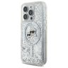 Karl Lagerfeld KLHMP16XLGKCSGH iPhone 16 Pro Max 6.9" hardcase transparent Liquid Glitter Karl&Choupette Head Magsafe na NearMe.pl