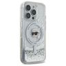 Karl Lagerfeld KLHMP16LLGKISGH iPhone 16 Pro 6.3" hardcase transparent Liquid Glitter Karl Head Magsafe na NearMe.pl
