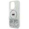 Karl Lagerfeld KLHMP16LLGKISGH iPhone 16 Pro 6.3" hardcase transparent Liquid Glitter Karl Head Magsafe na NearMe.pl