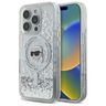 Karl Lagerfeld KLHMP16XLGKISGH iPhone 16 Pro Max 6.9" hardcase transparent Liquid Glitter Karl Head Magsafe na NearMe.pl