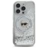 Karl Lagerfeld KLHMP16XLGKISGH iPhone 16 Pro Max 6.9" hardcase transparent Liquid Glitter Karl Head Magsafe na NearMe.pl