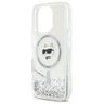 Karl Lagerfeld KLHMP16LLGCHSGH iPhone 1616 Pro 6.3" hardcase transparent Liquid Glitter Choupette Head Magsafe na NearMe.pl