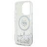 Karl Lagerfeld KLHMP16LLGCHSGH iPhone 1616 Pro 6.3" hardcase transparent Liquid Glitter Choupette Head Magsafe na NearMe.pl