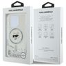 Karl Lagerfeld KLHMP16LLGCHSGH iPhone 1616 Pro 6.3" hardcase transparent Liquid Glitter Choupette Head Magsafe na NearMe.pl