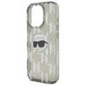 Karl Lagerfeld KLHCP16XHKLPKHK iPhone Pro Max 6.9" czarny/black hardcase IML Karl Head Electroplated na NearMe.pl