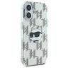 Karl Lagerfeld KLHCP16SHKLPCHT iPhone 16 6.1" przezroczysty/transparent hardcase IML Choupette Head Electroplated na NearMe.pl