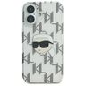 Karl Lagerfeld KLHCP16SHKLPKHT iPhone 16 6.1" przezroczysty/transparent hardcase IML Karl Head Electroplated na NearMe.pl