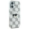 Karl Lagerfeld KLHCP16SHKLPKHT iPhone 16 6.1" przezroczysty/transparent hardcase IML Karl Head Electroplated na NearMe.pl