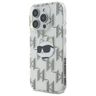 Karl Lagerfeld KLHCP16LHKLPCHT iPhone 16 Pro 6.3" przezroczysty/transparent hardcase IML Choupette Head Electroplated na NearMe.pl