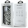 Karl Lagerfeld KLHCP16LHZBPKCCK iPhone 16 Pro 6.3" czarny/black hardcase IML Zebra Pattern & Cord na NearMe.pl
