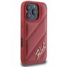 Karl Lagerfeld KLHCP16LPQDSMGR iPhone16 Pro 6.3" czerwony/red hardcase Quilted Signature na NearMe.pl