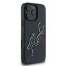 Karl Lagerfeld KLHCP16X3DRKSDLK iPhone 16 Pro Max 6.9" czarny/black hardcase 3D Rubber Bicolor Signature na NearMe.pl