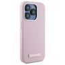Karl Lagerfeld KLHMP15LPGMSRPP iPhone 15 Pro 6.1" różowy/pink hardcase FW Metal Plate MagSafe na NearMe.pl