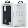 Karl Lagerfeld KLHMP16SSCMKMPCK iPhone   16 6.1" czarny/black hardcase Silicone Shadow Metal Initial MagSafe na NearMe.pl