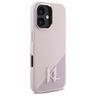 Karl Lagerfeld KLHMP16SSCMKMPCP iPhone   16 6.1" różowy/pink hardcase Silicone Shadow Metal Initial MagSafe na NearMe.pl