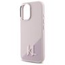 Karl Lagerfeld KLHMP16SSCMKMPCP iPhone   16 6.1" różowy/pink hardcase Silicone Shadow Metal Initial MagSafe na NearMe.pl