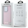 Karl Lagerfeld KLHMP15XPGMSRPP iPhone 15 Pro Max 6.7" różowy/pink hardcase FW Metal Plate MagSafe na NearMe.pl