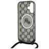 Karl Lagerfeld KLHMP16SHCKCKLCK iPhone   16 6.1" czarny/black hardcase IML Crossbody Monogram Karl & Choupette Head MagSafe na NearMe.pl