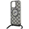 Karl Lagerfeld KLHMP16LHCKCKLCK iPhone 16 Pro 6.3" czarny/black hardcase IML Crossbody Monogram Karl & Choupette Head MagSafe na NearMe.pl