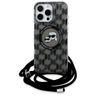 Karl Lagerfeld KLHMP16LHCKCKLCK iPhone 16 Pro 6.3" czarny/black hardcase IML Crossbody Monogram Karl & Choupette Head MagSafe na NearMe.pl
