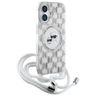Karl Lagerfeld KLHMP16SHCKCKLCT iPhone   16 6.1" transparent hardcase IML Crossbody Monogram Karl & Choupette Head MagSafe na NearMe.pl